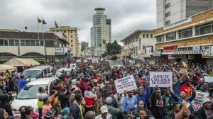 CAB3 protest in Zimbabwe