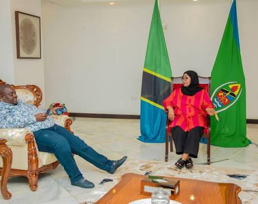 Wicknell Chivayo Samia Suluhu Hassan